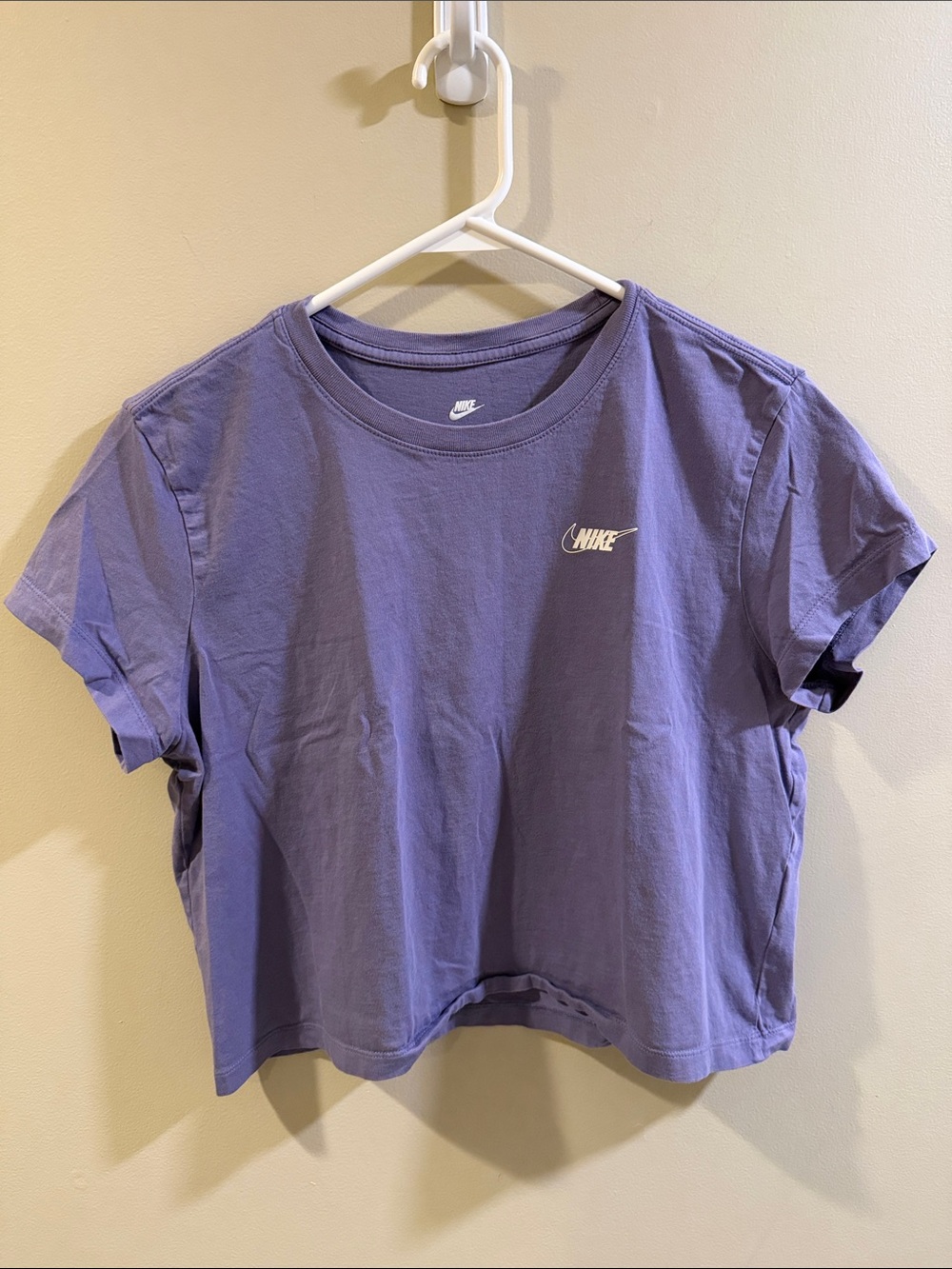 Nike Lavender “The Nike Tee” Cropped T-Shirt